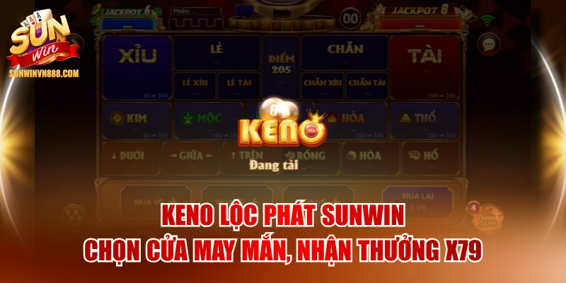 Keno Lộc Phát SUNWIN - Chọn Cửa May Mắn, Nhận Thưởng X79